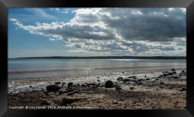 Filey Bay, North Yorkshire - 1 Framed Print by Lisa Hands
