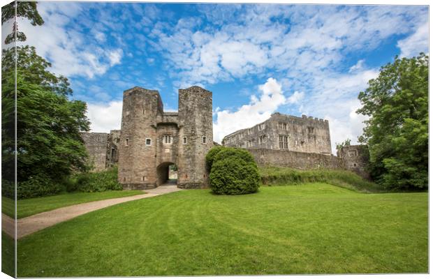 Berry Pomeroy Castle Canvas Print by David Hare