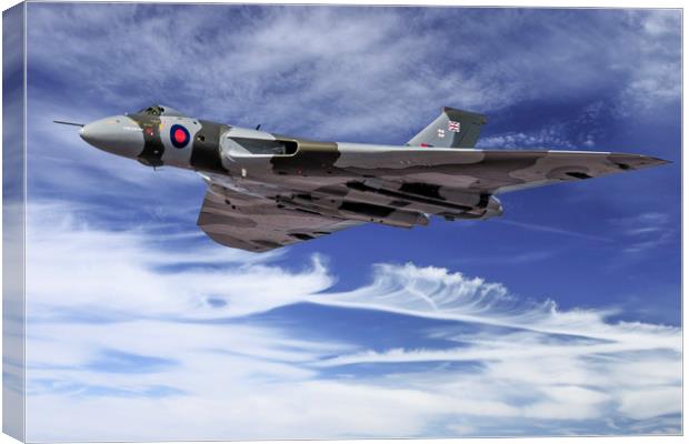 Avro Vulcan  rules the sky Canvas Print by Rob Lester