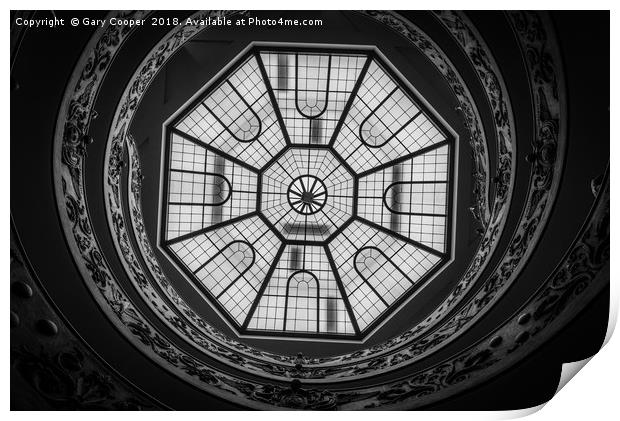 The Helix Stairs Rome Print by Gary Cooper