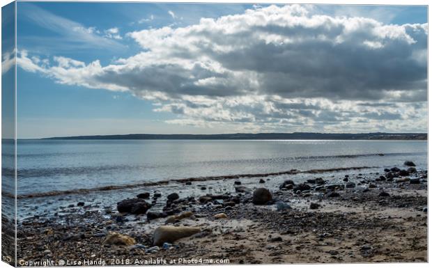 Filey Bay, North Yorkshire - 2 Canvas Print by Lisa Hands