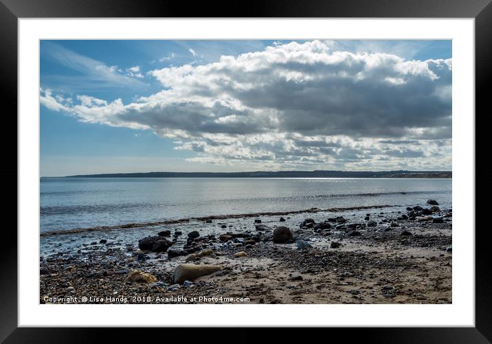 Filey Bay, North Yorkshire - 2 Framed Mounted Print by Lisa Hands