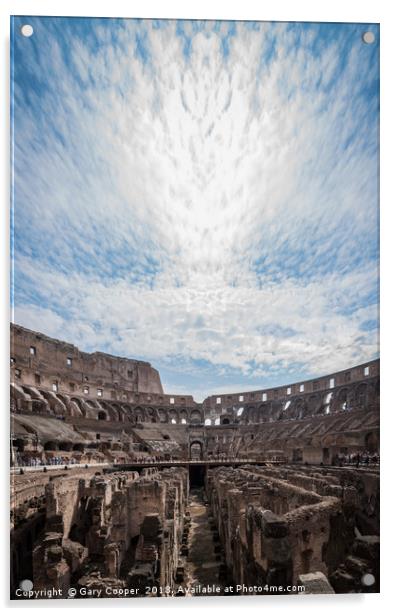 Creative Rome Colosseum Acrylic by Gary Cooper