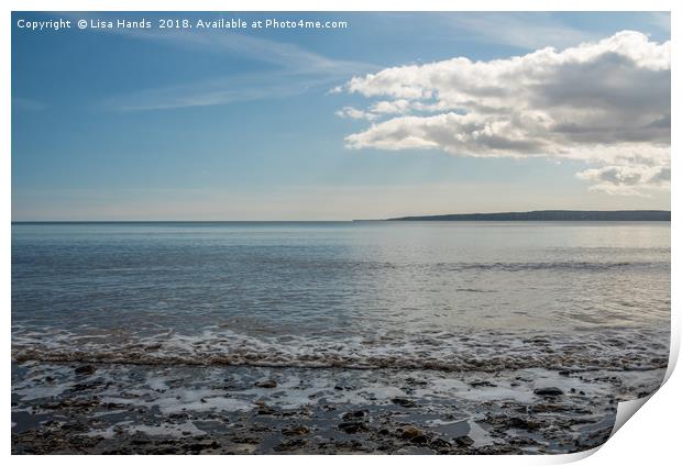 Filey Bay, North Yorkshire - 3 Print by Lisa Hands