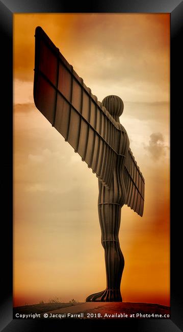 Angel of the North Framed Print by Jacqui Farrell