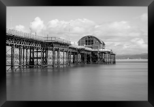 The new Lifeboat house on Mumbles pier. Framed Print by Bryn Morgan