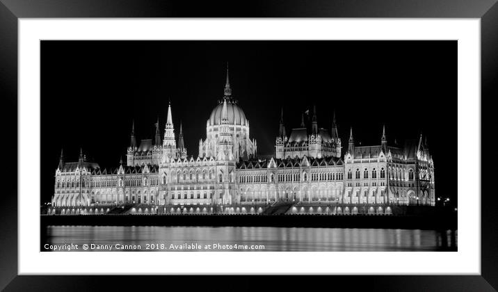 Hungarian Parliament Building Framed Mounted Print by Danny Cannon