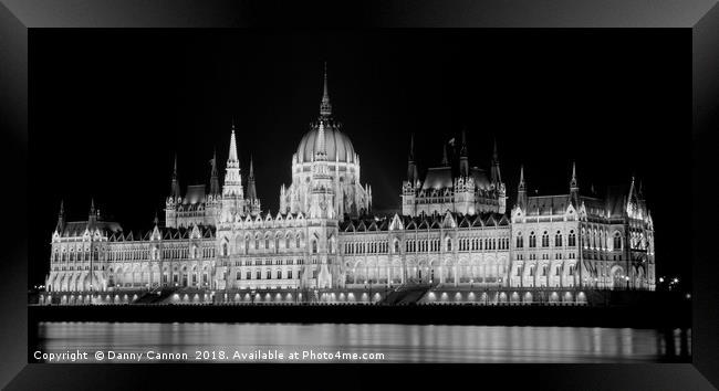 Hungarian Parliament Building Framed Print by Danny Cannon