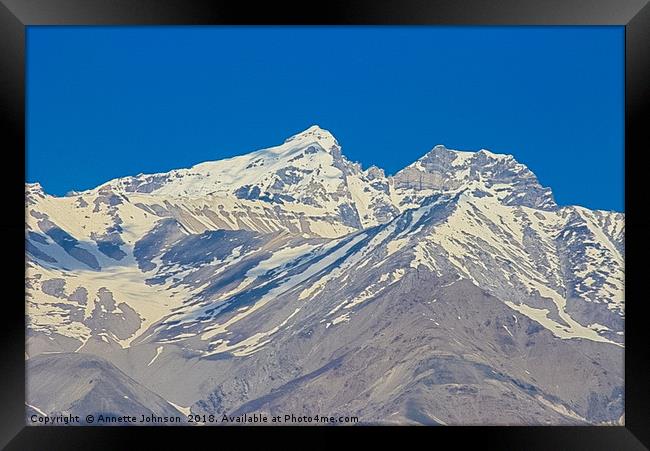 Pamir Mountains in the Wakhan Valley #3 Framed Print by Annette Johnson