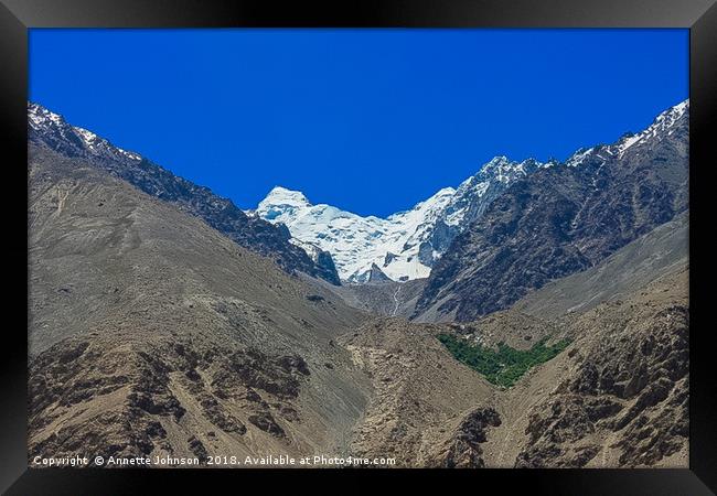 Pamir Mountains in the Wakhan Valley #7 Framed Print by Annette Johnson