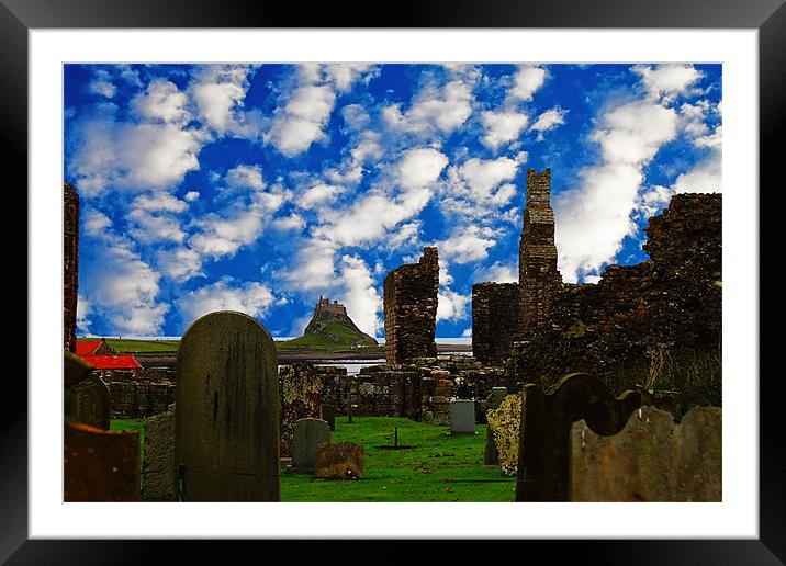 Lindisfarne Framed Mounted Print by Ian Jeffrey
