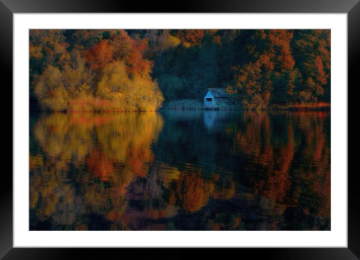 Rydal boathouse Framed Mounted Print by Robert Fielding