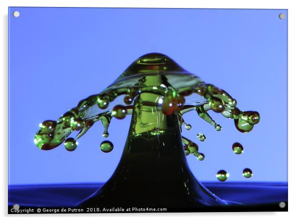 Water Umbrella  Acrylic by George de Putron