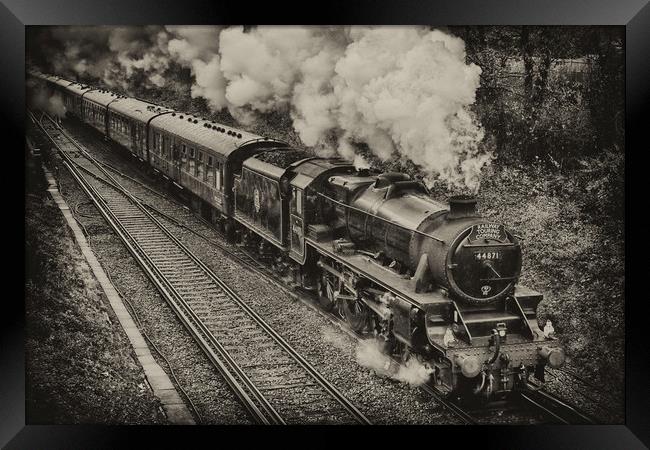 LMS Stanier Class 44871 Framed Print by Phil Clements