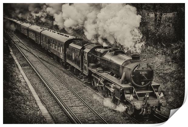 LMS Stanier Class 44871 Print by Phil Clements