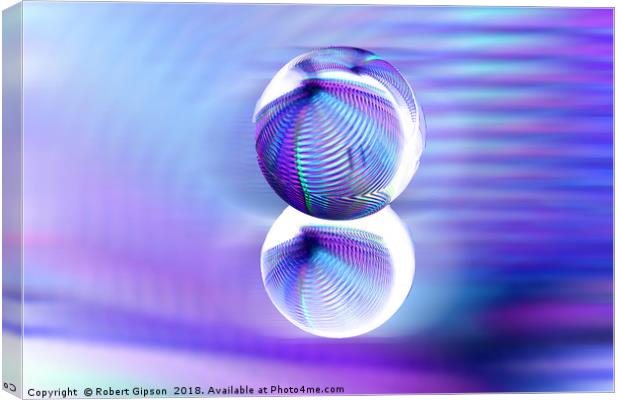 Rolling orb in a rush Canvas Print by Robert Gipson