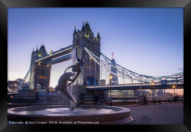 Tower Bridge London Framed Print by Gary Cooper