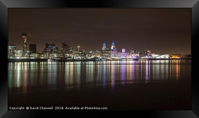 Liverpool Waterfront   Framed Print by David Chennell