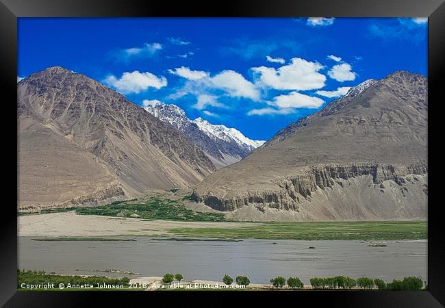 Pamir Mountains in the Wakhan Valley #14 Framed Print by Annette Johnson