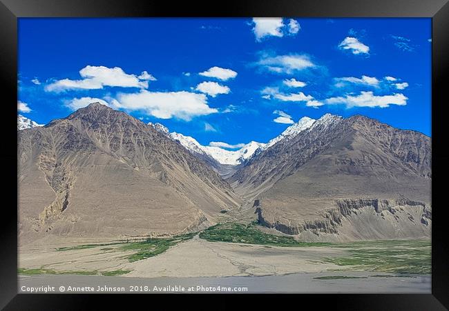 Pamir Mountains in the Wakhan Valley #16 Framed Print by Annette Johnson