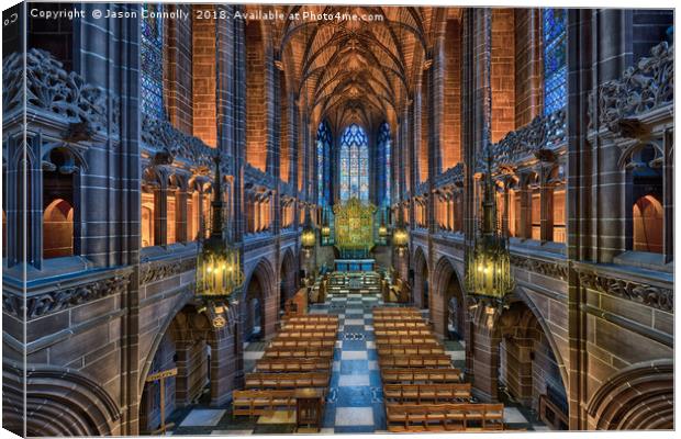 The Lady Chapel, Liverpool Canvas Print by Jason Connolly