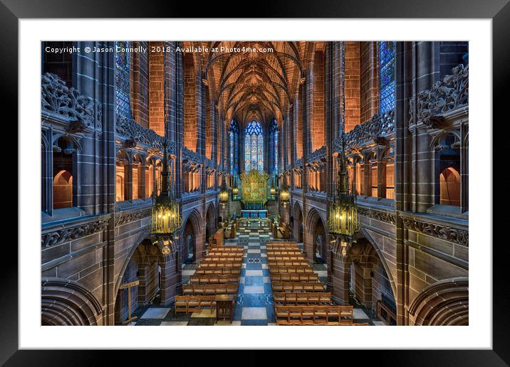 The Lady Chapel, Liverpool Framed Mounted Print by Jason Connolly