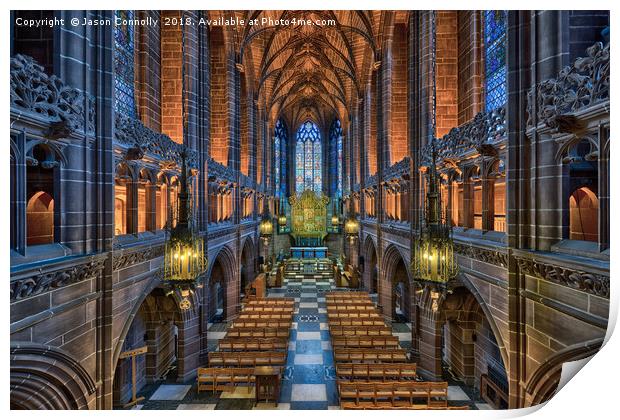 The Lady Chapel, Liverpool Print by Jason Connolly
