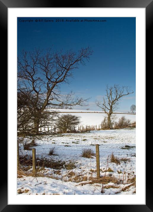Winter in Scotland Framed Mounted Print by Bill Spiers