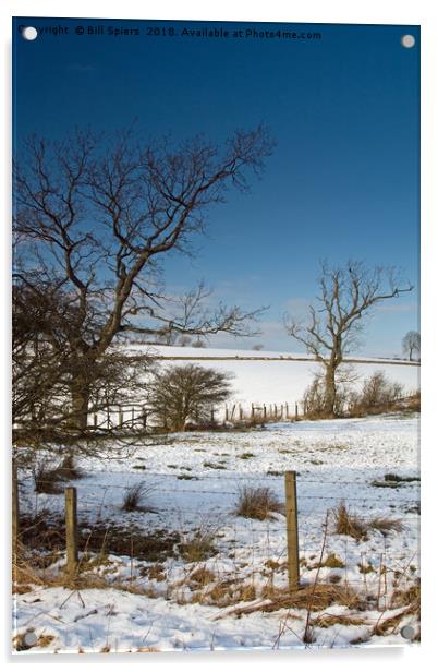Winter in Scotland Acrylic by Bill Spiers