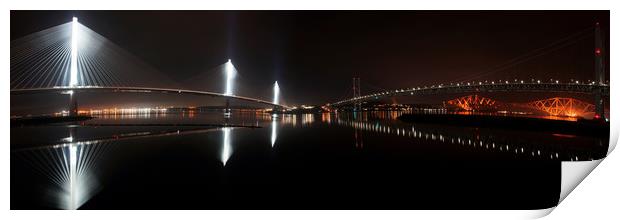 The angels of the North (Three bridges) Print by JC studios LRPS ARPS
