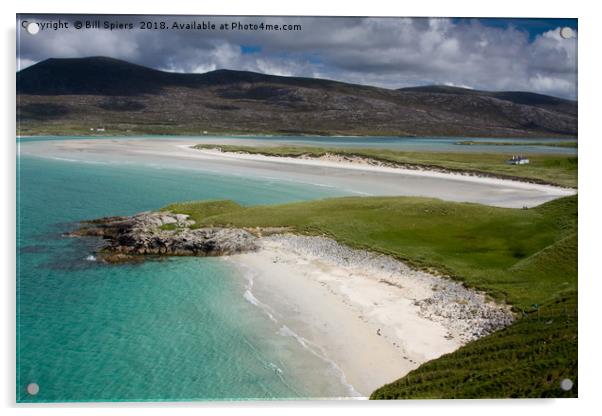 Seilebost, Isle of Harris Acrylic by Bill Spiers