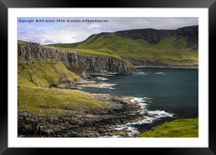 Moonen Bay, Isle of Skye Framed Mounted Print by Bill Spiers