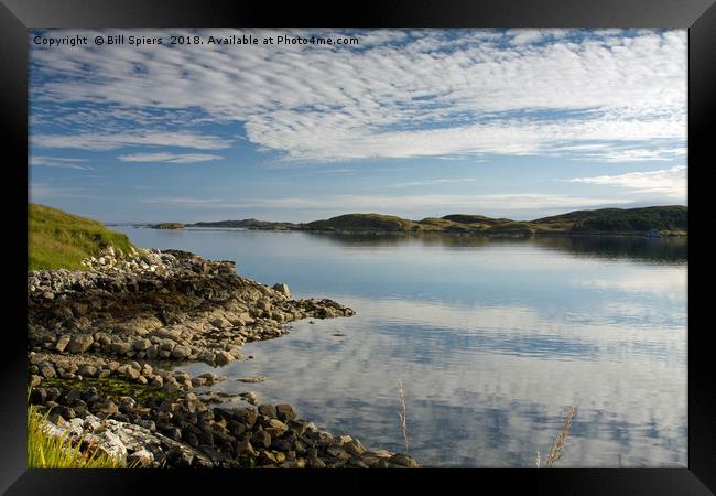 Carragreich Bay, Isle of Harris Framed Print by Bill Spiers
