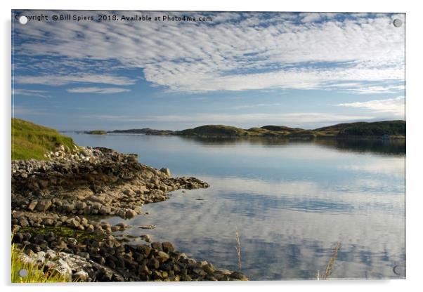 Carragreich Bay, Isle of Harris Acrylic by Bill Spiers