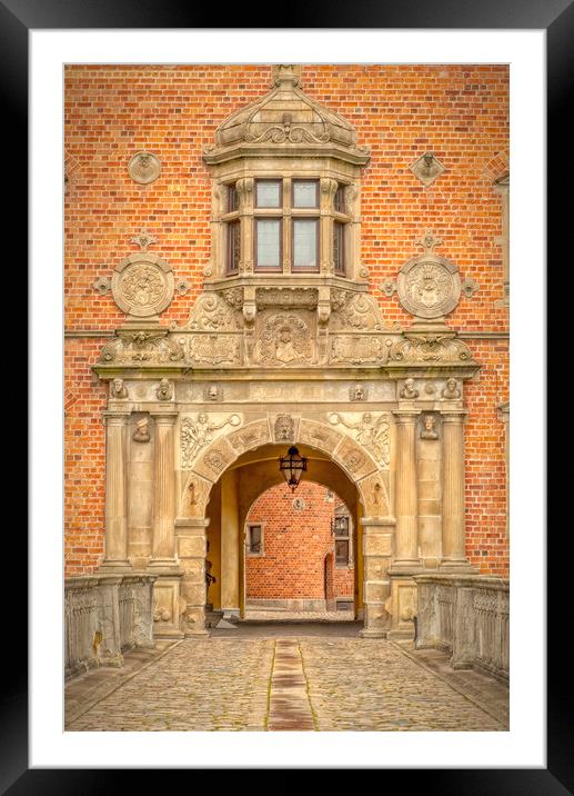 Vallo Castle Entrance Arch Framed Mounted Print by Antony McAulay