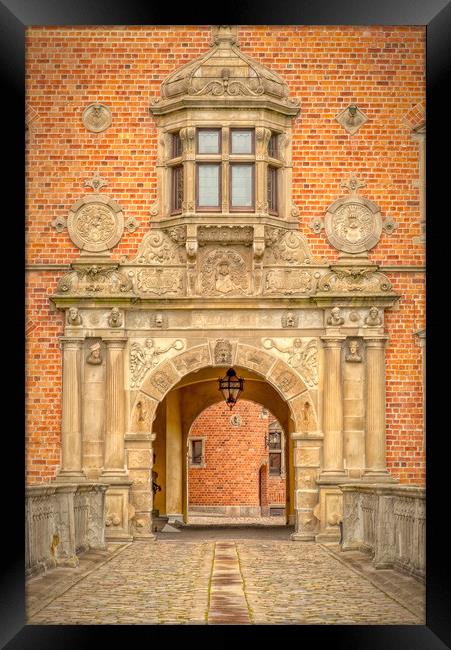 Vallo Castle Entrance Arch Framed Print by Antony McAulay