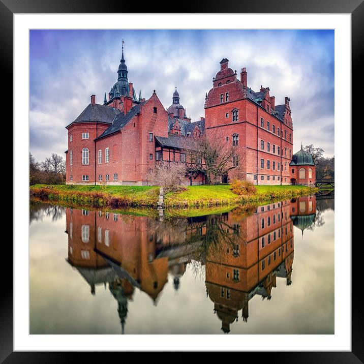 Vallo Castle in Denmark Framed Mounted Print by Antony McAulay