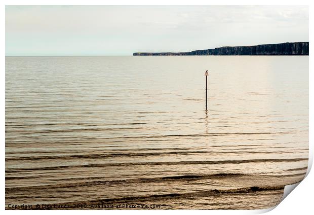 Filey Bay, North Yorkshire - 4 Print by Lisa Hands