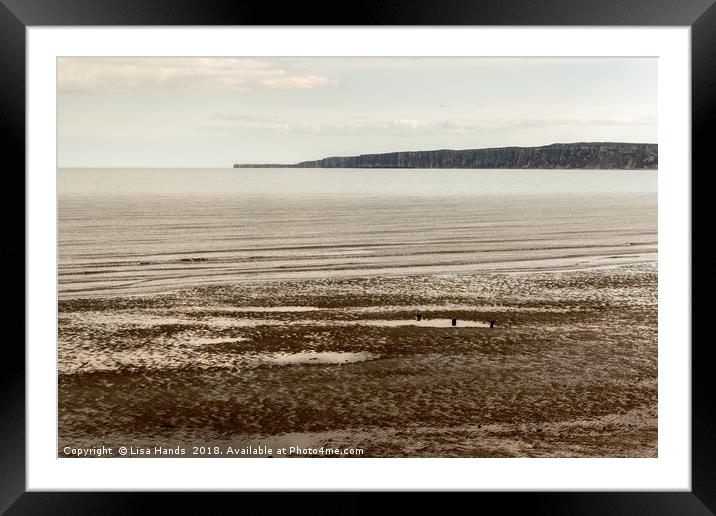 Filey Bay, North Yorkshire - 5 Framed Mounted Print by Lisa Hands