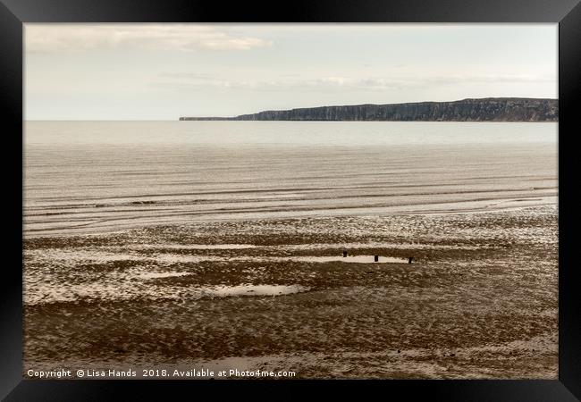 Filey Bay, North Yorkshire - 5 Framed Print by Lisa Hands