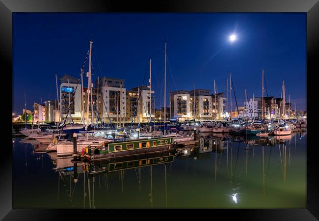 Marina View, Portishead Framed Print by Dean Merry