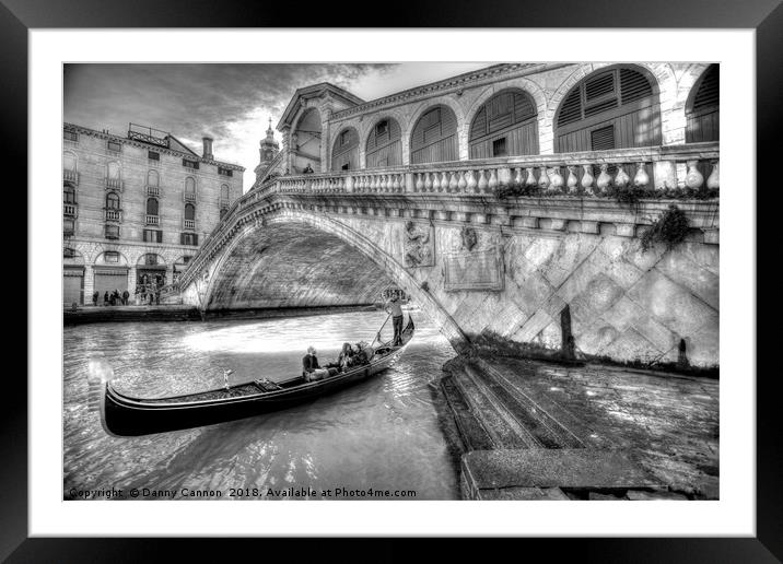 The other side of Rialto Framed Mounted Print by Danny Cannon