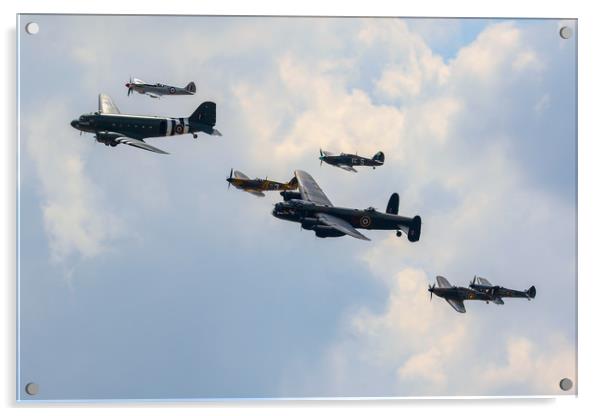 BBMF Trenchard Plus Formation Acrylic by Oxon Images