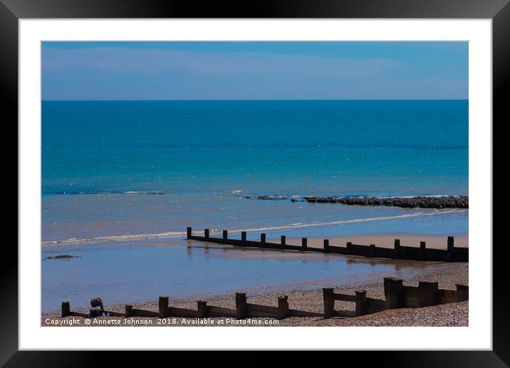 Bexhill Beach #2 Framed Mounted Print by Annette Johnson