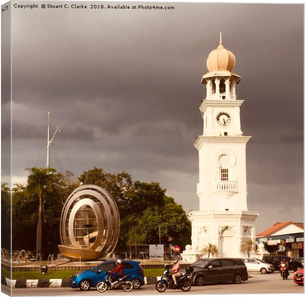 Jubilee Clock Tower Canvas Print by Stuart C Clarke