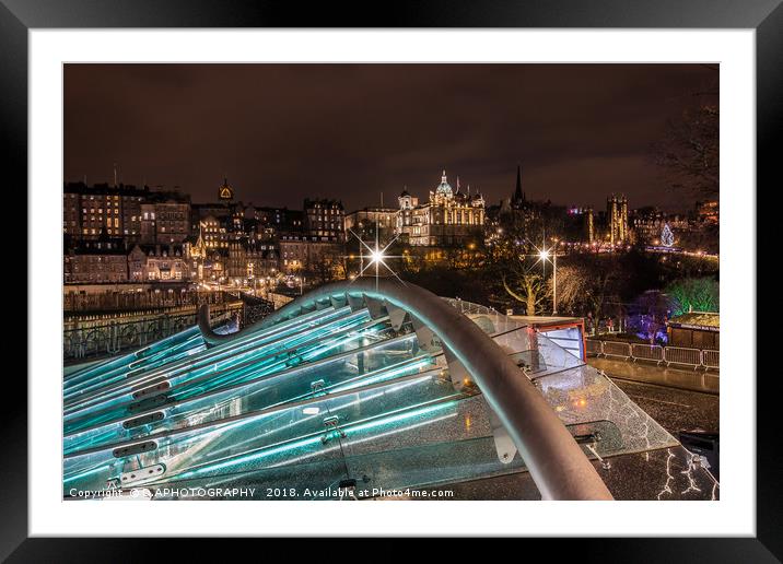 Leading lines colour Framed Mounted Print by D.APHOTOGRAPHY 