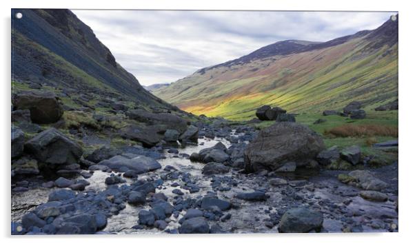 Honister Pass, Lake District Acrylic by Steven Fleck