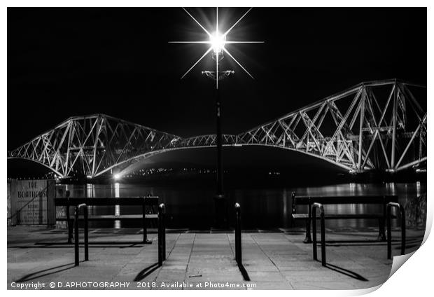 Queensferry View  Print by D.APHOTOGRAPHY 