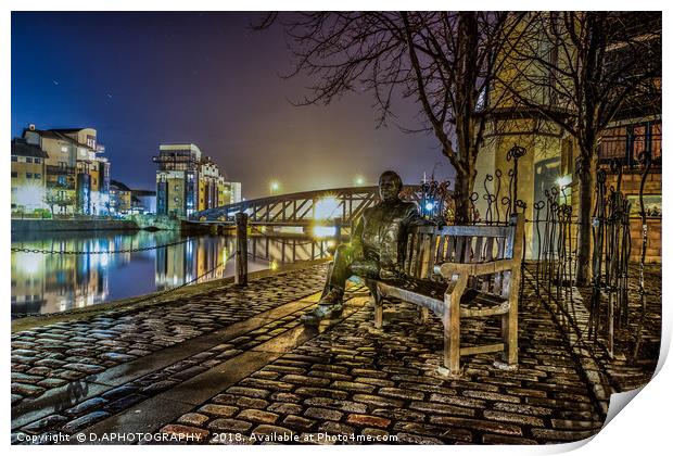 leith statue Print by D.APHOTOGRAPHY 