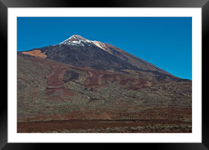 Mount Teide, Tenerife Framed Mounted Print by Geoff Storey